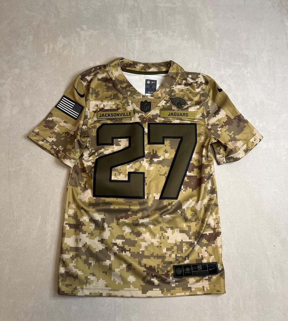 Nike Jacksonville Jaguars Leonard Fournette #27 Salute to Service Camo Jersey Si